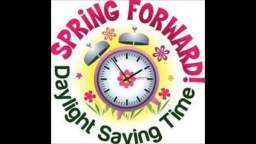 Daylight Saving Time begins today!