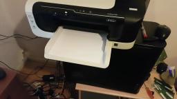 Given free HP Officejet 6000 printer seems it needs new ink but works testing & printing