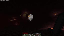 Minecraft Alpha - Bad Ghast Fight