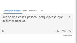 Preciso de 5 casas, pessoal, porque pensei que fossem melancias.