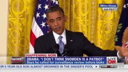 Obama's Comments on Edward Snowden