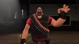 (SFM/small test/TF2) Heavy suprising himself with the 👌