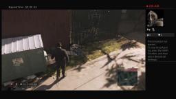 Mafia 3 Someone head in chain-link fence