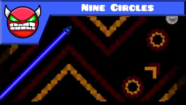 Geometry Dash - Nine Circles by Zobros (Hard Demon) (recorded on 11/6/21)