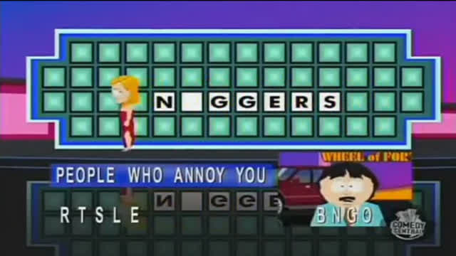 Randy From South Park Says The N-Word