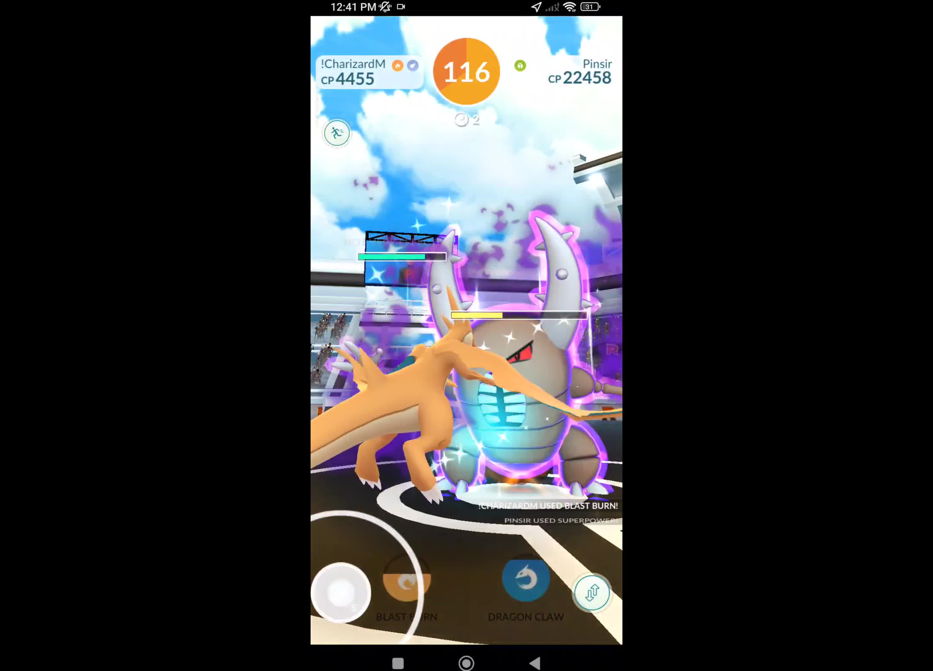 Pokémon GO 225-Shadow Pinsir Raid