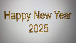 Happy New Year 2025.