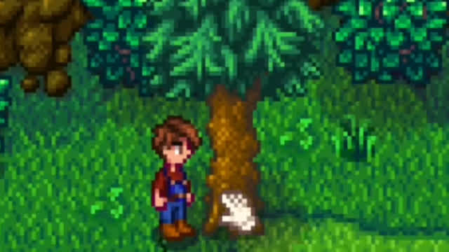 Interacting with Trees and Bushes - Stardew Valley Game Mechanics #3