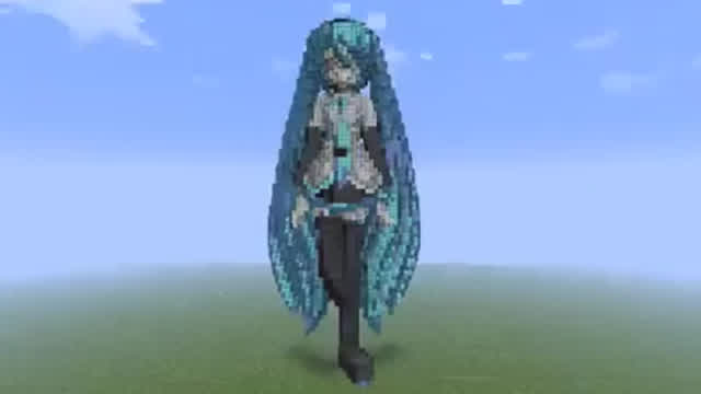 Hatsune Miku -  Miku Miku Ni Shite Ageru (Minecraft)