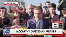 Matt Gaetz Explains Reasoning Behind Removing McCarthy