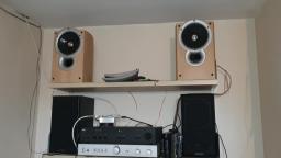 Look at some KEF Q1 stereo bookshelf speakers I bought from facebook they work best on NAD 3020i amp