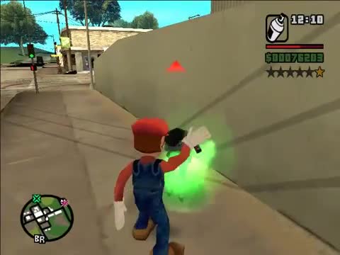 GTA San andreas mario vs niña del aro