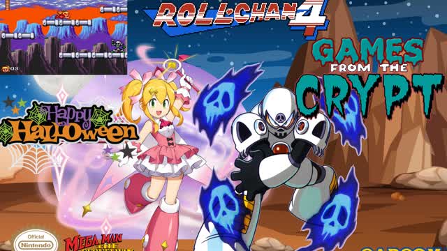 Games from the Crypt 2023 - Mega Man The Sequel Wars (Sega Genesis Rom Hack): Roll Chan's Halloween