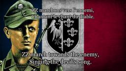 'Le chant du Diable' Anthem of French Charlemagne Division Rare Full Version (eng sub)