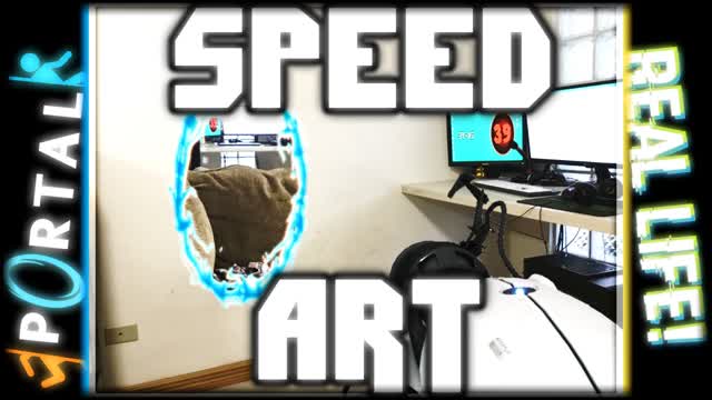 PORTAL IN REAL LIFE | ARTWORK SPEED ART