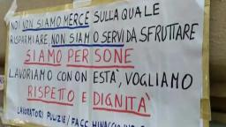 Ore tagliate del 40%, le lavoratrici e i lavoratori dell'appalto pulizie Inps dicono basta - 29-LUG-