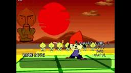 My Video Parappa the rapper how to beat STAGE 1 ON U RAPPIN' COOL!