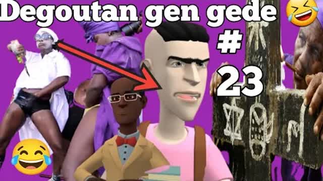 Elèv Degoutan part23😂 1er Novembre Degoutan gen gede nan lekol la😂😂Abo kreyol Komik kreyol