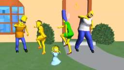 SIMPSONS - SERVER MUERTO STYLE ☆ 3D animated mashup parody