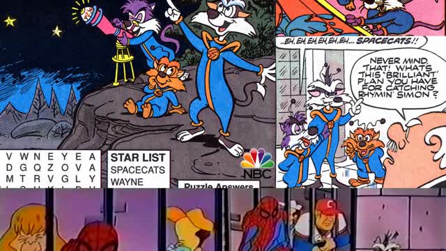 NBC's Space Cats (90's NBC Cartoon) Opening Intro