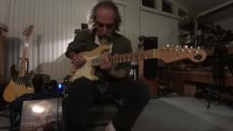 Tony Rombola on guitar, Bob on Slide - Blues are Fallin From the Sky - Slide guitar amp tone demo