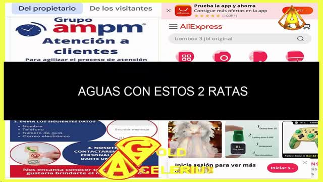 #ALIEXPRESS ROBA A MEXICANOS, #GRUPOAMPM LOS ESTAFA. #GOLDACELERIUX