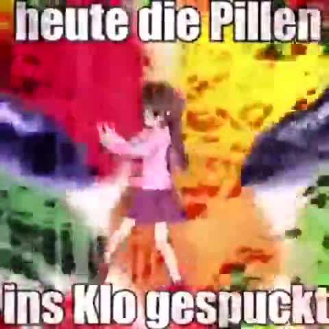 heute die Pillen ins Klo gespuckt