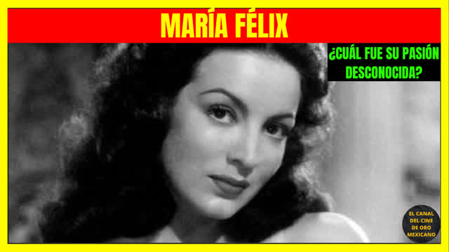 ⭐¿Cuál fue la pasión desconocida de MARÍA FÉLIX?⭐