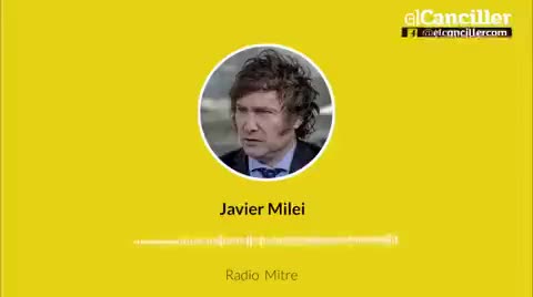 Javier Milei cantando