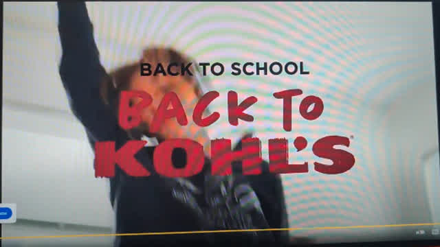 Back to College Kohl's YouTube Ad 2024