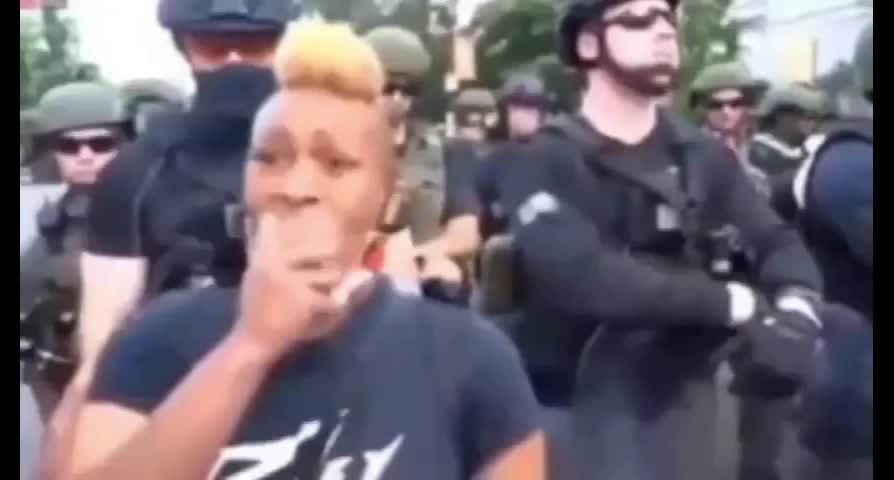 BLM protester speaks out