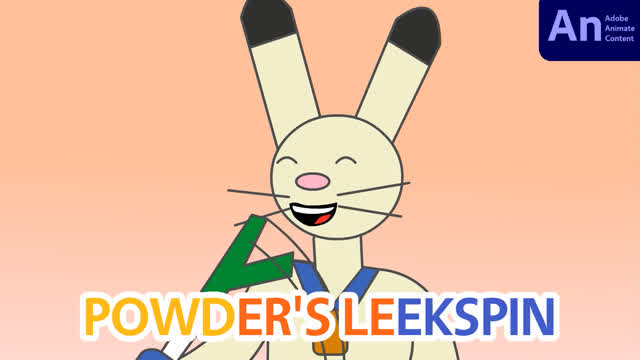 Adobe Animate | Powder's Leekspin [FIRST VIDEO TO BE UPLOADED WITH THE FIXED CONVERTER]