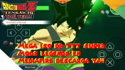 MEGA ISO DB TTT LEGENDS CON BROLY NEW MOVIE GOKU UI GOGETA Y KAMBA DOWNLOAD!!!!!