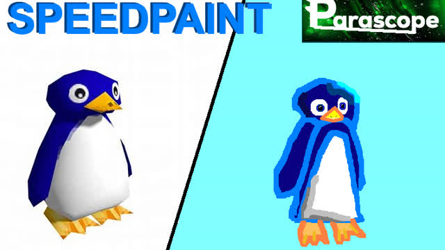 Super Mario 64 Penguin Speedpaint