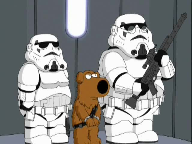 Family Guy - Blue Harvest Lift scene