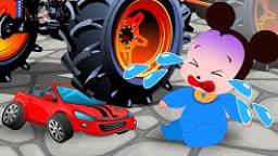 ‫Baby Mickey Mouse - Motorcycle - Cartoons for Kids - Part 6