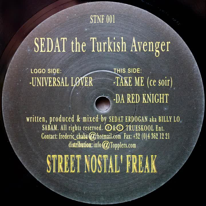 Sedat the Turkish Avenger - Take Me (Ce Soir)