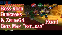 [Nintendo Archive] Zelda Ocarina of Time Boss Rush Dungeons and Zelda64 Beta Map "fst dan" Part1