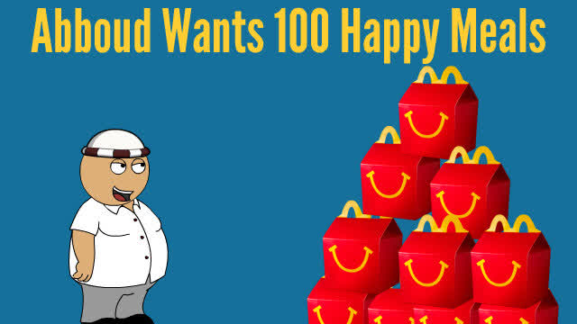 Abboud Wants 100 Happy Meals