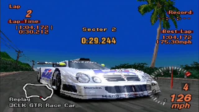 Gran Turismo 2 - Mercedes-Benz CLK GTR