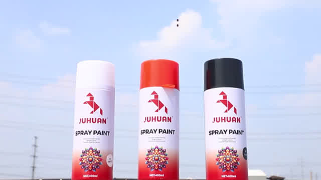 JUHUAN 400ML OEM Graffiti Spray Paint Multi-purpose Color Acrylic Aerosol Spray Paint #spraypaint