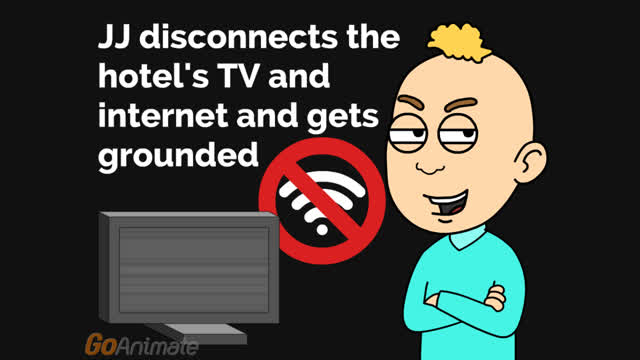 CMGG: JJ disconnects the hotel's TV and internet and gets grounded