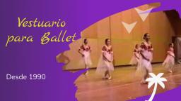 vestuario para ballet y danza