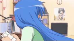 Konata try to studying