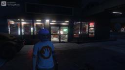 GTA Online Storekeeper getting a Homing Launcher Missile in Head