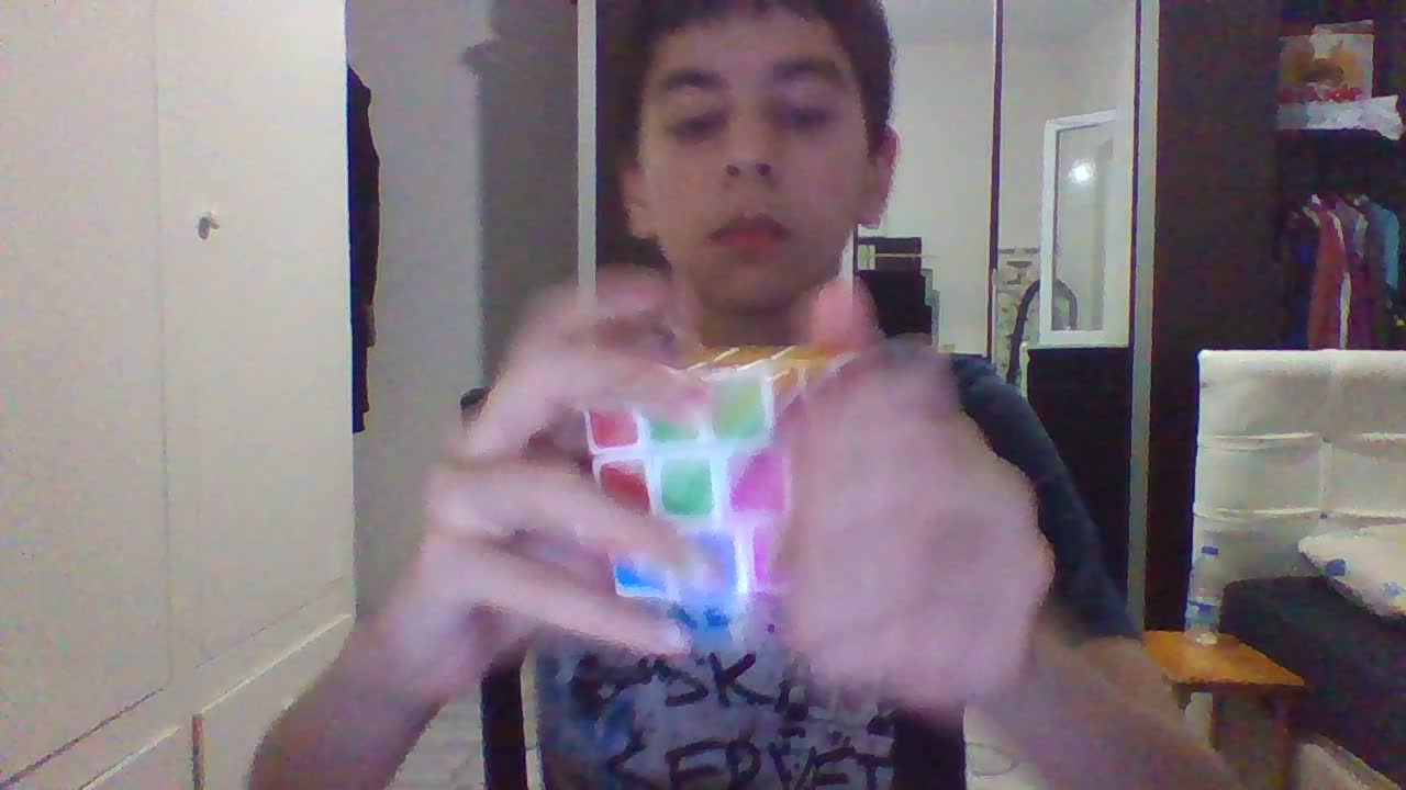 I solved rubik's cube