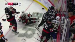 Senators And Panthers Scrum Ends With ALL Players On Ice Receiving Misconducts