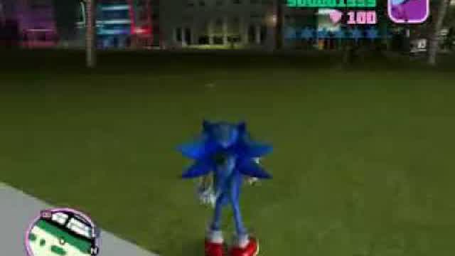 GTA Vice City - Sonic The Hedgehog