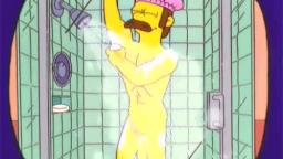 NED FLANDERS GAY BATHHOUSE SHOWER MASTURBATION