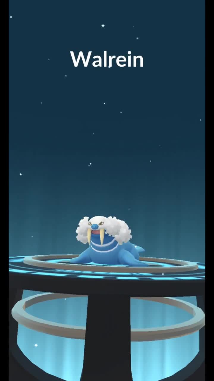 Pokémon GO-Evolving XXS Sealeo(Weight-21.65kg, Height-0.54m)